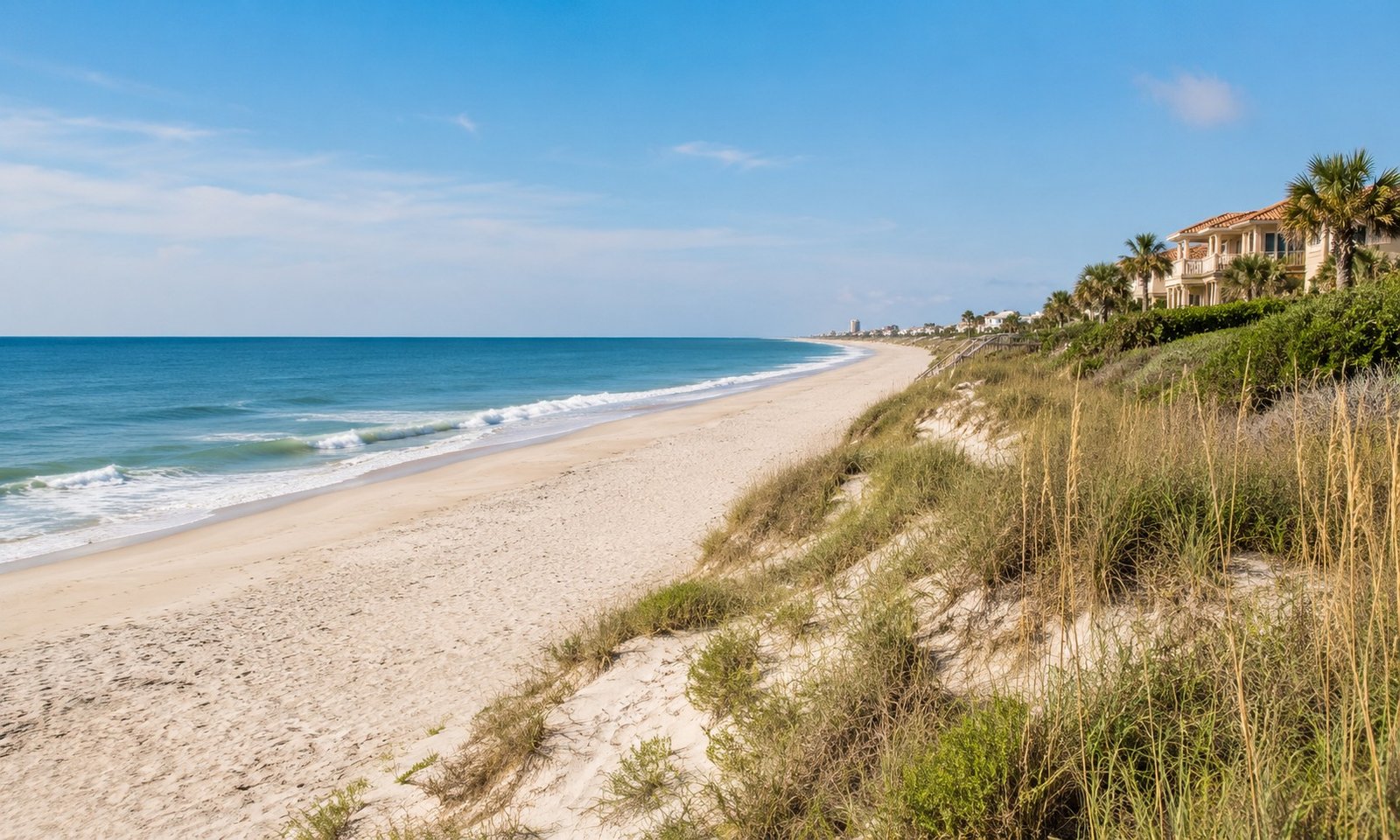 Atlantic Ocean beach at Ponte Vedra Beach, Florida